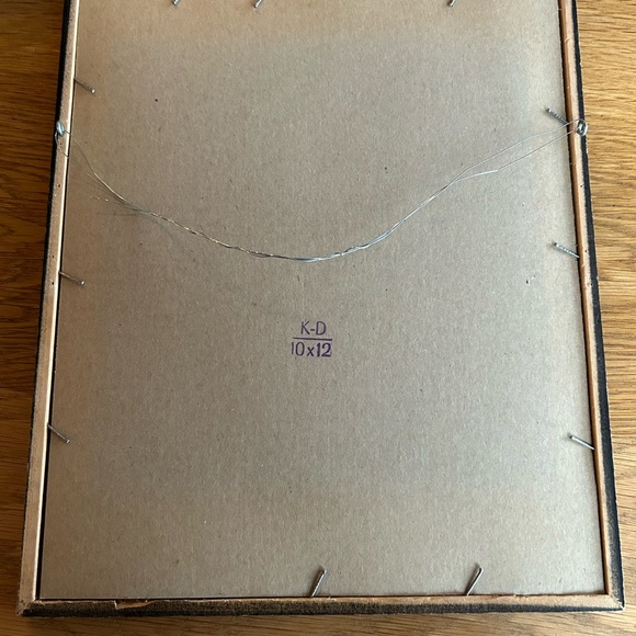 Vintage Framed Print by Trisha Romance. “Speaking of Spring”. Painted in 1978. - Picture 9 of 10